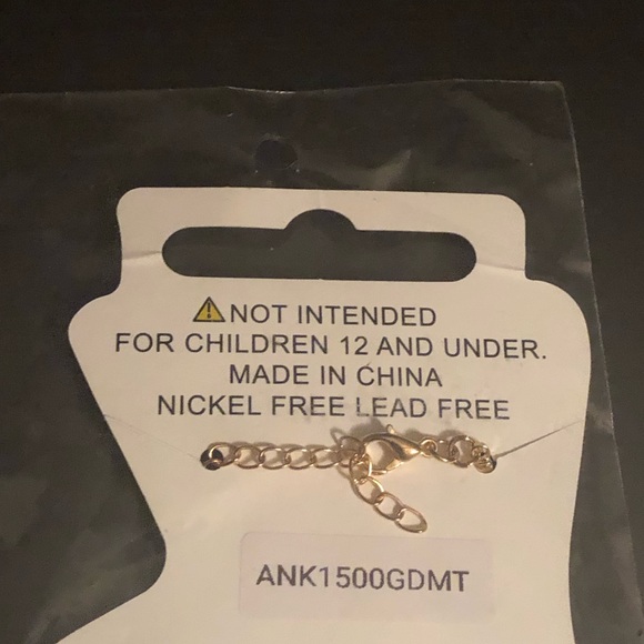 Rhinestone anklet "QUEEN" - Picture 4 of 4